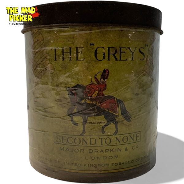 Vintage The "Grey's" Cigarettes Tin