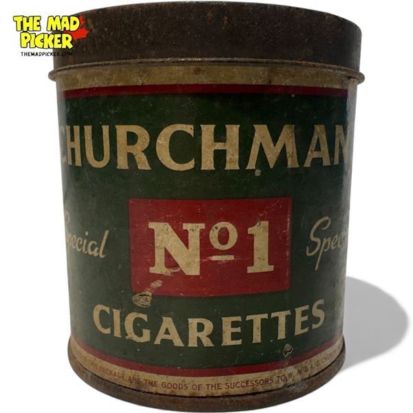 Vintage Churchman's No.1 Cigarettes Tin