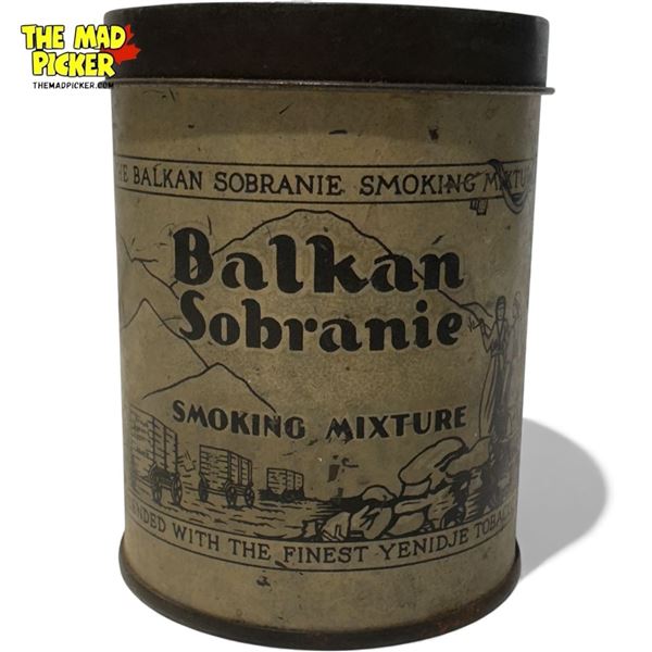 Vintage Balkan Sobranie Smoking Mixture Tobacco Tin