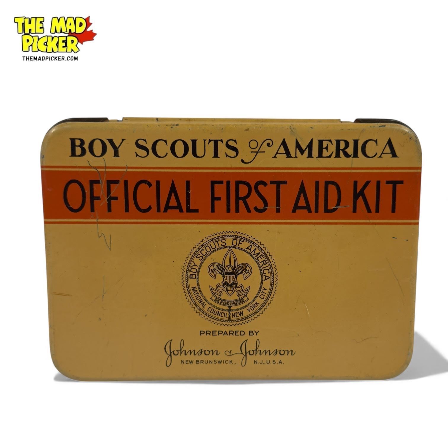 Bsa First Aid Kit Vintage Boy Scouts Of America Official First Aid Kit Tin