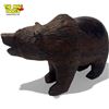 Image 2 : Vintage Hand Carved Wooden Bear Figurine