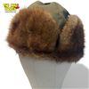 Image 1 : Vintage Canadian Made Military Fur Hat Size 7 1/2