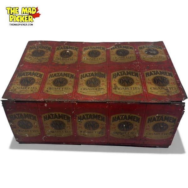 Unique Vintage Hatamen Cigarettes Fold Out Tin