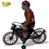 Image 6 : 3x Tin Toys: Ice Cream Man, Bike Rider, & Navy Airplane
