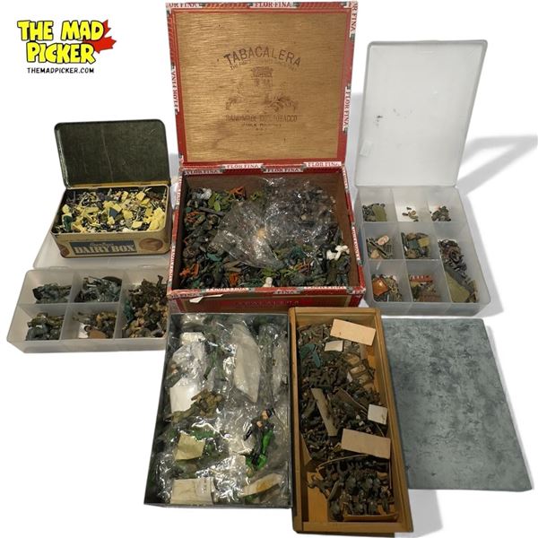 Large Collection Of Miniature-Small Size Military Figurines