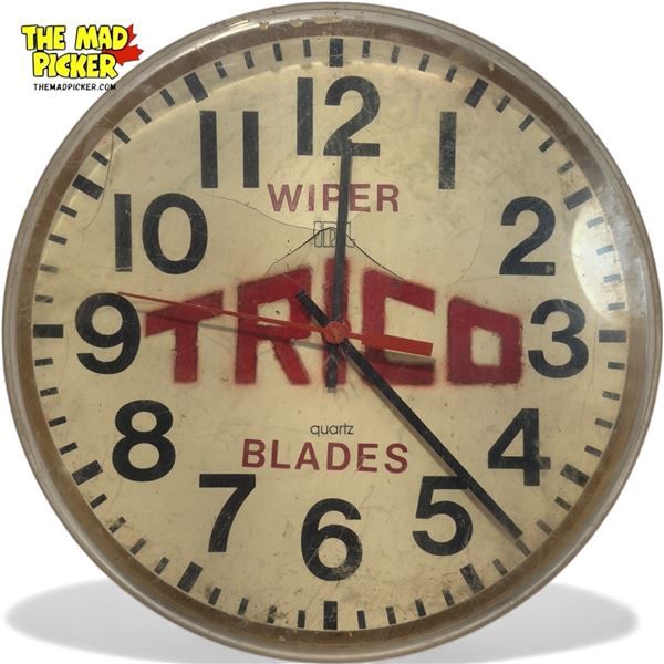 Vintage Trico Wiper Blades Wall CLock