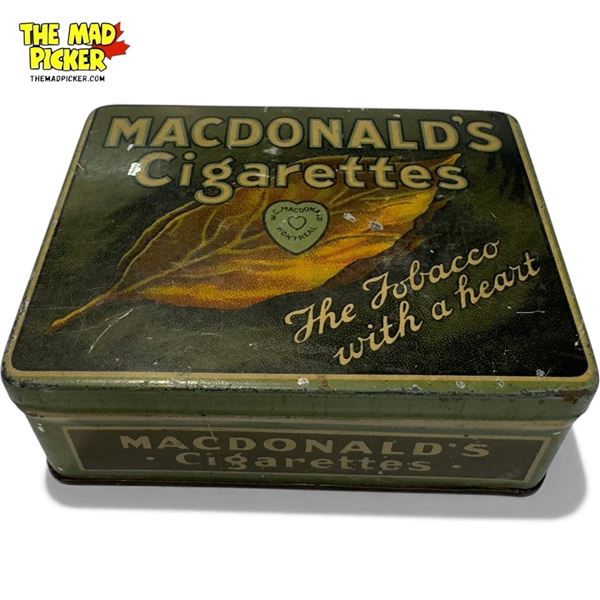 Early MacDonald's Cigarettes Tin