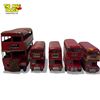 Image 2 : 6x Vintage Double Decker Toy Buses: Corgi, Majorette, Tri-Ang, & More