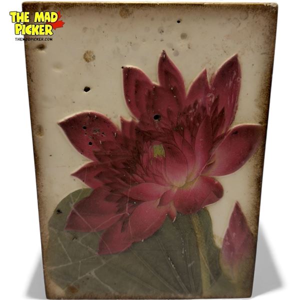 Signed Sid Dickens Memory Block Floral Scene