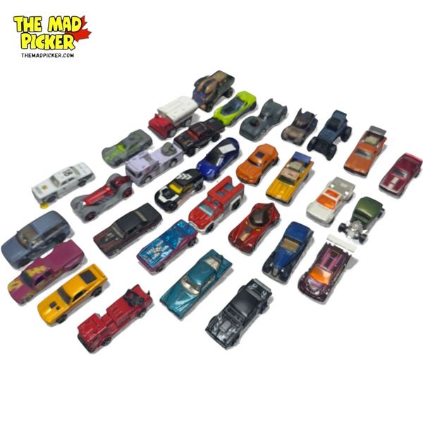 Assorted Toy Cars: Hot Wheels & More