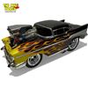 Image 1 : Muscle Machines Hot Rod Chevy Bel Air Diecast Car