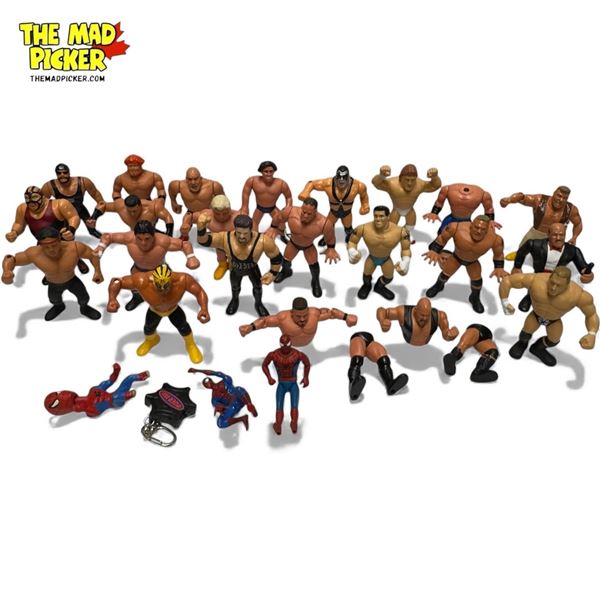 Assorted Toys: WWE (Titan Sports) & Spider-Man