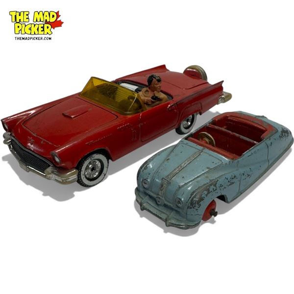2x Vintage Toy Cars: Dinky Austin Atlantic & Corgi Ford Thunderbird
