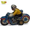 Image 2 : Tin Wind-Up Motorcycle Toy