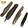 Image 1 : 4x Vintage Folding Pocket Knives