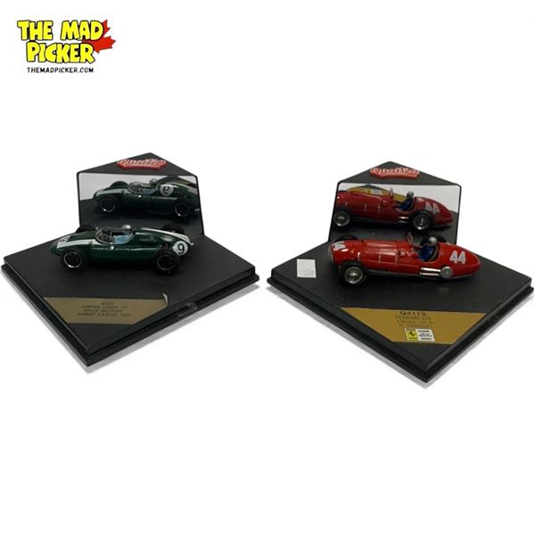 2x Quartzo Diecast Cars: Ferrari 375 & Bruce Mclaren