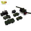 Image 1 : 7x Vintage Military Diecast Toys: Corgi, Dinky, Matchbox (Transport Cars, Canon)
