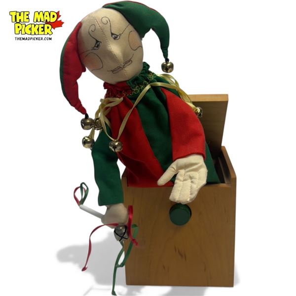 Vintage Push Button Jack In The Box Toy