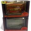 Image 1 : 2x Vintage Gilbow Diecast Double Decker Buses 1:76 Scale