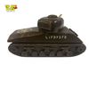 Image 2 : Vintage Diamond Hand Made & Painted Military Wooden Tank