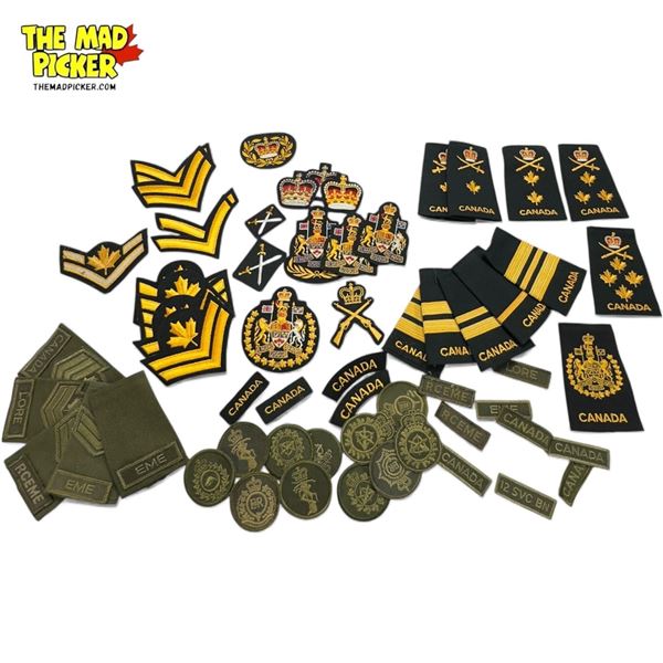 Assorted Canadian Military Patches