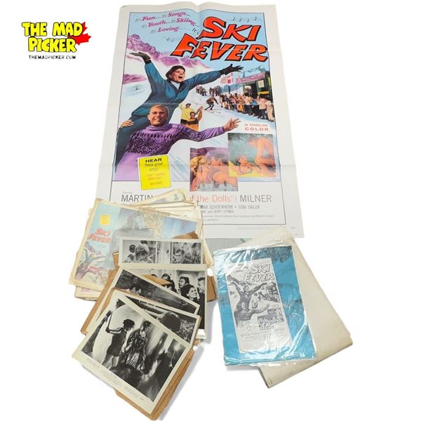 Ski Fever Movie Lobby Cards, Black and White Glossy 8x10's and Movie Posters