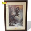 Image 1 : Vintage Ted Blaylock Signed Print "Save The Eagle, Proud And Free"