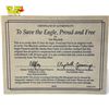 Image 4 : Vintage Ted Blaylock Signed Print "Save The Eagle, Proud And Free"