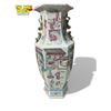 Image 1 : Vintage Octagonal Asian Porcelain Vase
