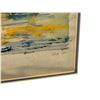 Image 3 : 1980 Artist Signed Original Watercolour Abstract Painting On Canvas