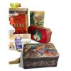 Image 4 : 8x Vintage Tins: Peak Frean, Mazawattee, Cadbury, Edward Sharp, & More