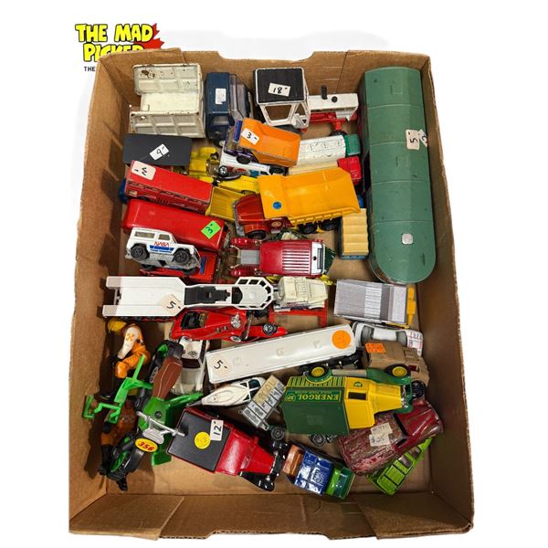 Assorted Toy Cars: Dinky Toys, Solido, Lesney, & More