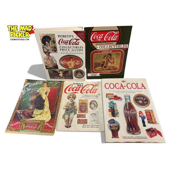 5x Coca-Cola Books: Price Guides & Memorabilia