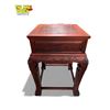 Image 1 : Vintage Chinese Rosewood Side Table With Foo Dog, Floral, & Figural Face Designs