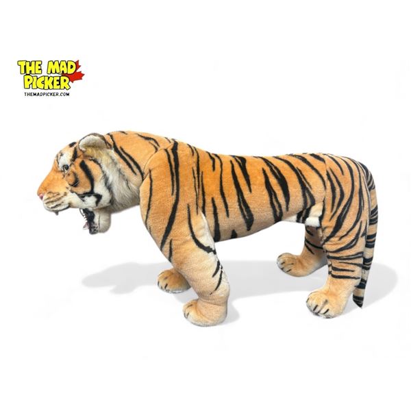 Battery Operated Growling Stuffed Tiger Toy