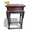 Image 6 : Vintage Chinese Tall Standing Wooden Side Table