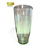 Image 1 : Vintage Uranium Green Glass Fluted Vase