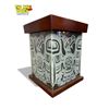 Image 5 : First Nations Artist Clarence Mills Glass Walled Thunderbird Detailed Box