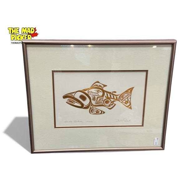 Bill Reid First Nations Artist Art Card Series "Haida Salmon - Skaagi"