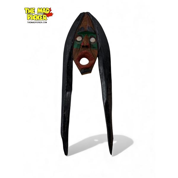 Vintage Jim Paul Signed First Nations Artist Handmade Plaque