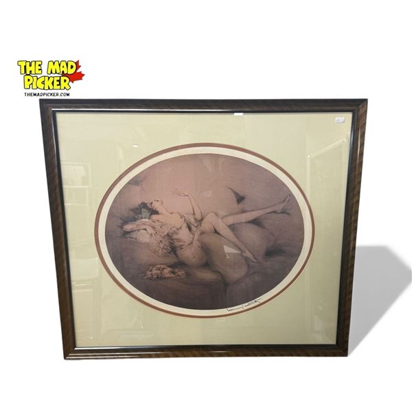 Louis Icart Print "Cigarette Memories"