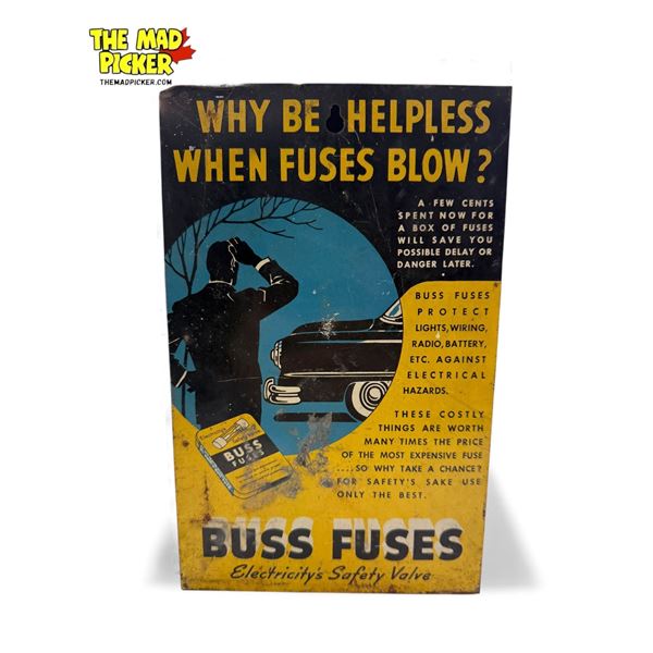 Vintage Buss Fuses Store Display