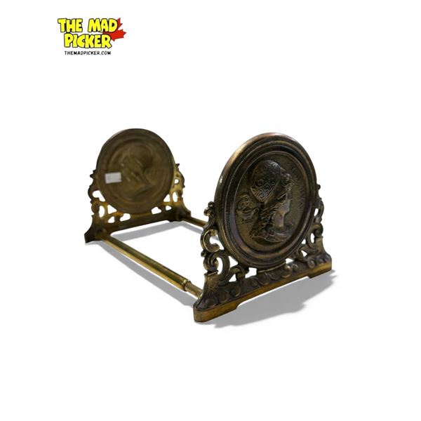 Vintage Cast Metal "Minerva" Expandable Book Holder