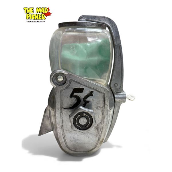 Vintage Atlas Bantam 5 Cent Gumball Machine With Key & Glass Globe