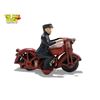 Image 2 : Vintage Cast Metal Policeman On Motorcycle