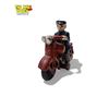 Image 5 : Vintage Cast Metal Policeman On Motorcycle