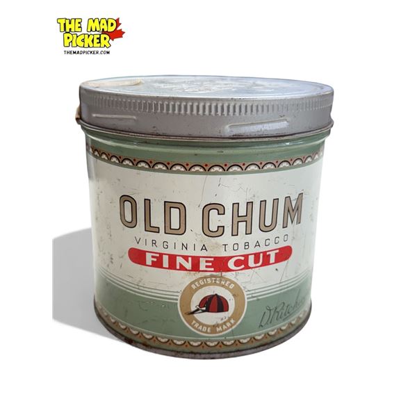 Vintage Old Chum Tobacco Tin