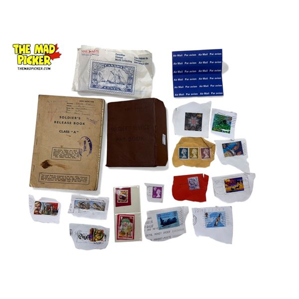 Vintage Variety: Stamps & WWII Soldiers Books