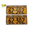 Image 1 : Pair Of 1933 Saskatchewan License Plates