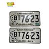 Image 1 : Pair Of 1971 Sunny Manitoba 100,000 Lakes License Plates With Buffalo Graphic